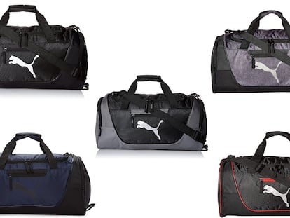 Esta maleta, disponible en cinco colores, es ideal para guardar tus cosas del gimnasio o para un viaje corto