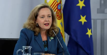 La vicepresidenta del Gobierno Nadia Calviño.