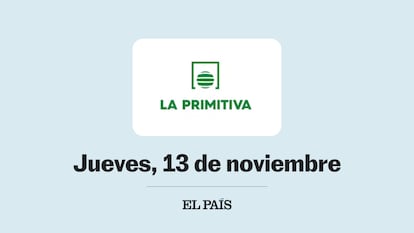 La Primitiva comprobar sorteo del jueves 13 de noviembre de 2025