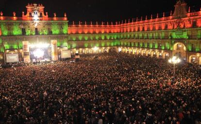 Celebración de la Nochevieja Universitaria en 2012.