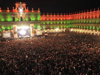 Celebración de la Nochevieja Universitaria en 2012.