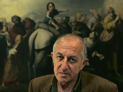 Juan Goytisolo, en un hotel de Madrid, durante la entrevista