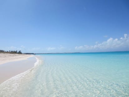 La segunda de la lista es Grace Bay, en Providenciales (Caribe).