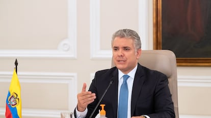 El presidente de Colombia, Iván Duque.