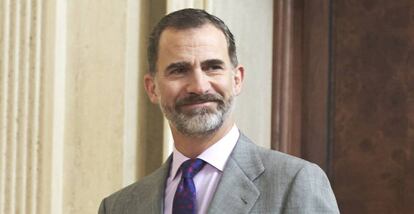 Felipe VI este viernes en La Zarzuela.