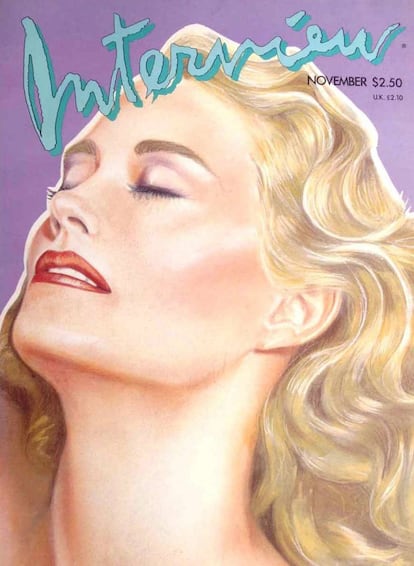 Cybill Shepherd, portada de noviembre de 1986.
