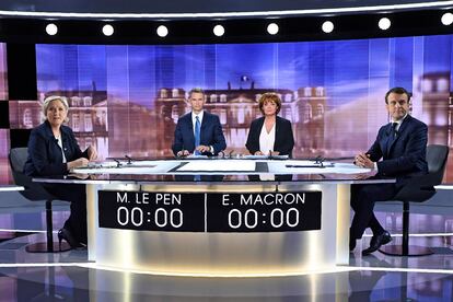 Debate Le Pen Macron Francia