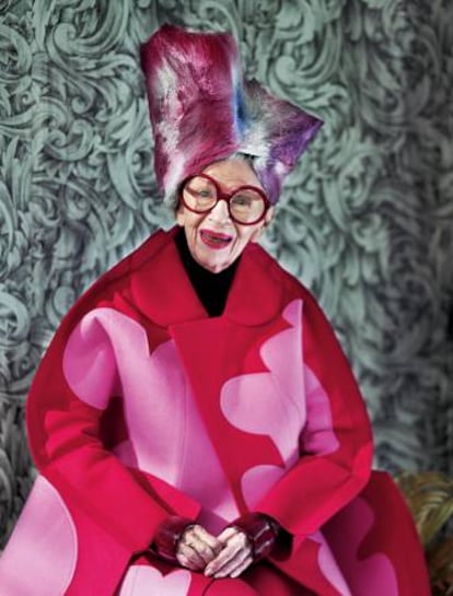 La socialité Iris Apfel.