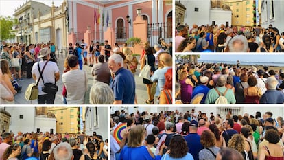 Estudiantes de Vecinos de Puerto Real participando en la actividad de la ruta “A la vuelta de la esquina”.