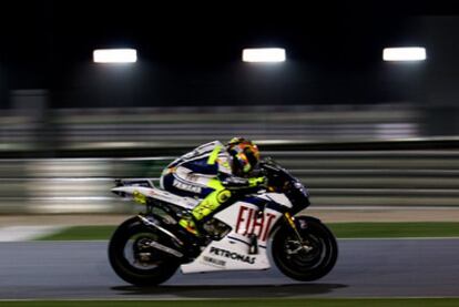 Valentino Rossi, durante la carrera