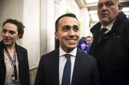 El l&iacute;der del Movimiento 5 estrellas, Luigi Di Maio. 