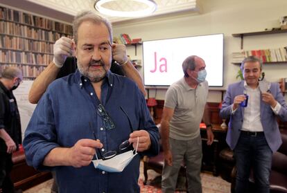 El escritor y director del festival Ja! Bilbao, Juan Bas durante la presentación de la undécima edición.