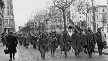 Entrada de l'exèrcit franquista a Barcelona el 26 de gener de 1939.