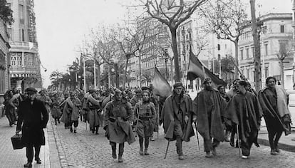 Entrada de l'exèrcit franquista a Barcelona el 26 de gener de 1939.