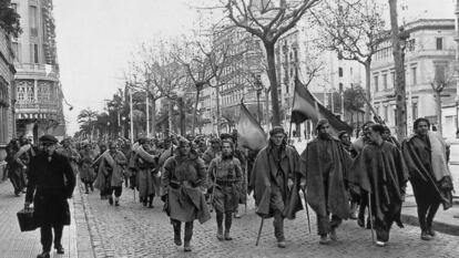 Entrada de l'exèrcit franquista a Barcelona el 26 de gener de 1939.