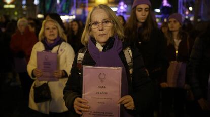 Manifestación contra la violencia machista, el pasado 25 de noviembre en Madrid.