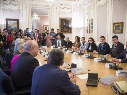 Reunió dels experts i govern valencià sobre RTVV.