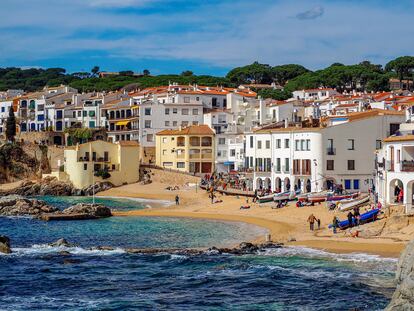 La localidad de Calella de Palafrugell (Girona).