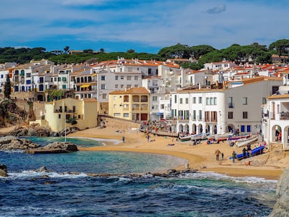 La localidad de Calella de Palafrugell (Girona).