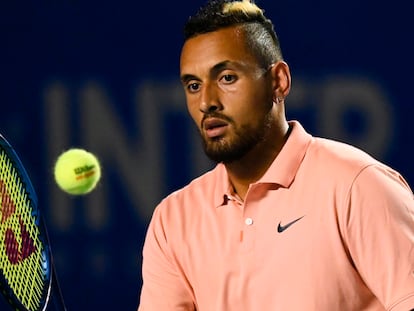 Kyrgios, en el torneo de Acapulco de esta temporada.