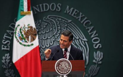 El presidente de M&eacute;xico, Enrique Pe&ntilde;a Nieto.