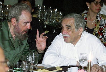 Fidel Castro, con Gabriel García Márquez en 2000.