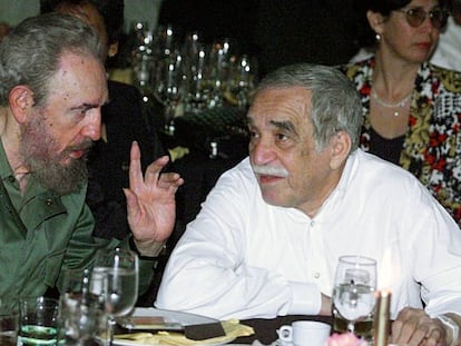 Fidel Castro, con Gabriel García Márquez en 2000.