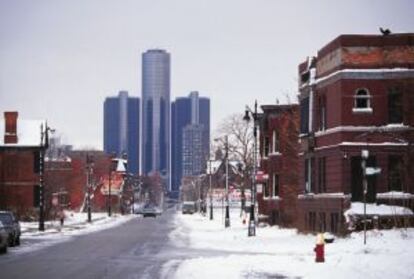 Rascacielos donde se encuentra la sede de la General Motors, en Detroit.