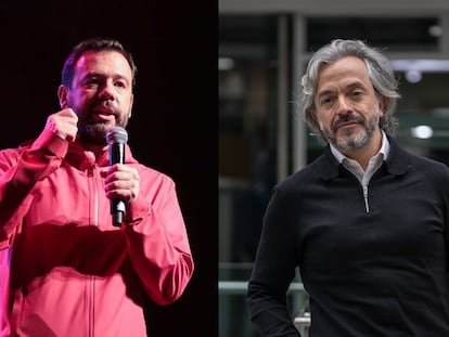 Carlos Fernando Galán y Juan Daniel Oviedo, los dos nombres que despuntan en la campaña por la Alcaldía de Bogotá.
