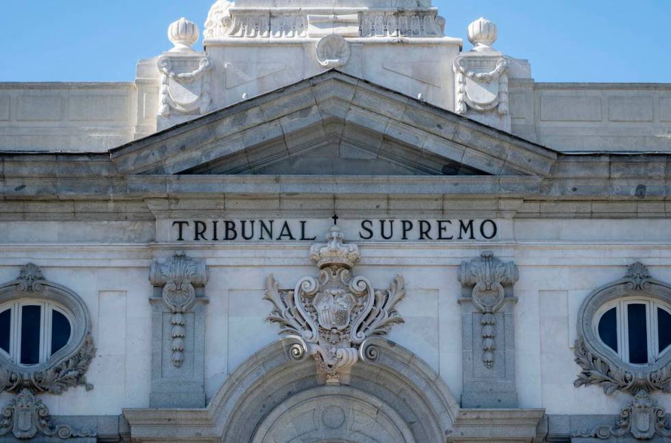 Fachada del Tribunal Supremo.