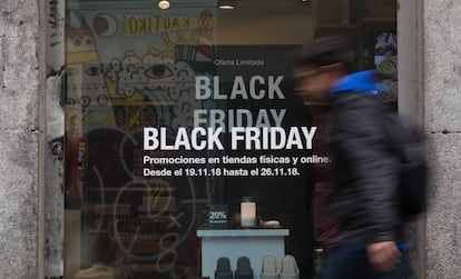 Publicidad del Black Friday en 2018