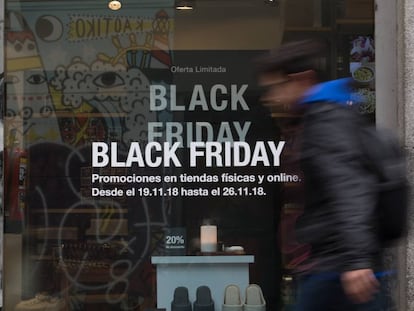 Publicidad del Black Friday en 2018