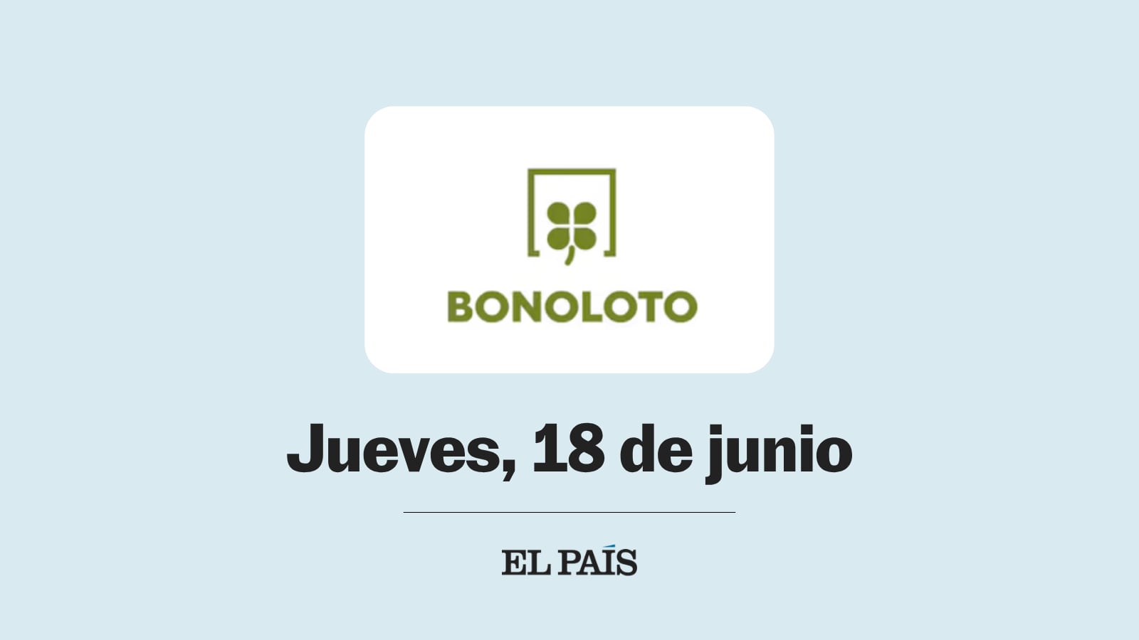 Bonoloto: comprobar sorteo del jueves 18 de junio