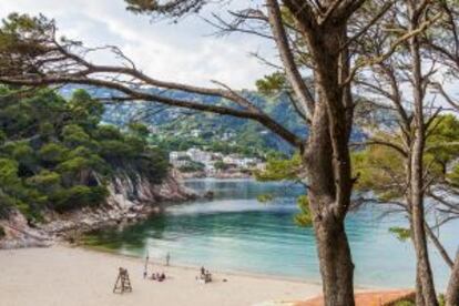 Playa de Aiguablava, en Girona.