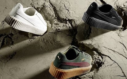 The Creeper, es la zapatilla que Rihanna ha diseñado para Puma.