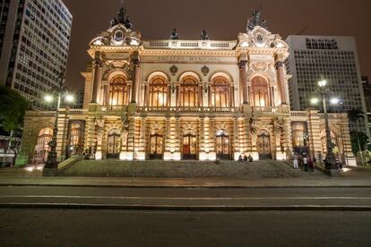 Theatro Municipal de São Paulo, na região central da cidade.