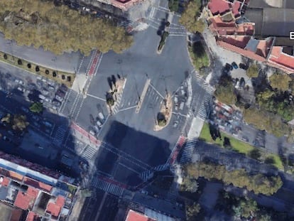 Cruce entre la avenida Cardenal Benlloch y la avenida Blasco Ibáñez.