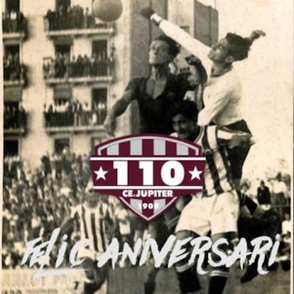 Cartell de celebració del 110è aniversari.