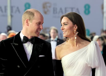 Guillermo de Inglaterra y Kate Middleton Premios Bafta