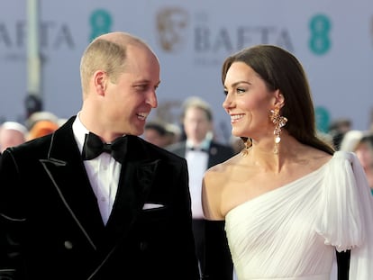 Guillermo de Inglaterra y Kate Middleton Premios Bafta