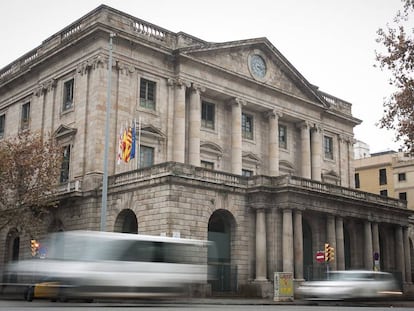 La Llotja de Mar, sede de la Cámara de Comercio de Barcelona.