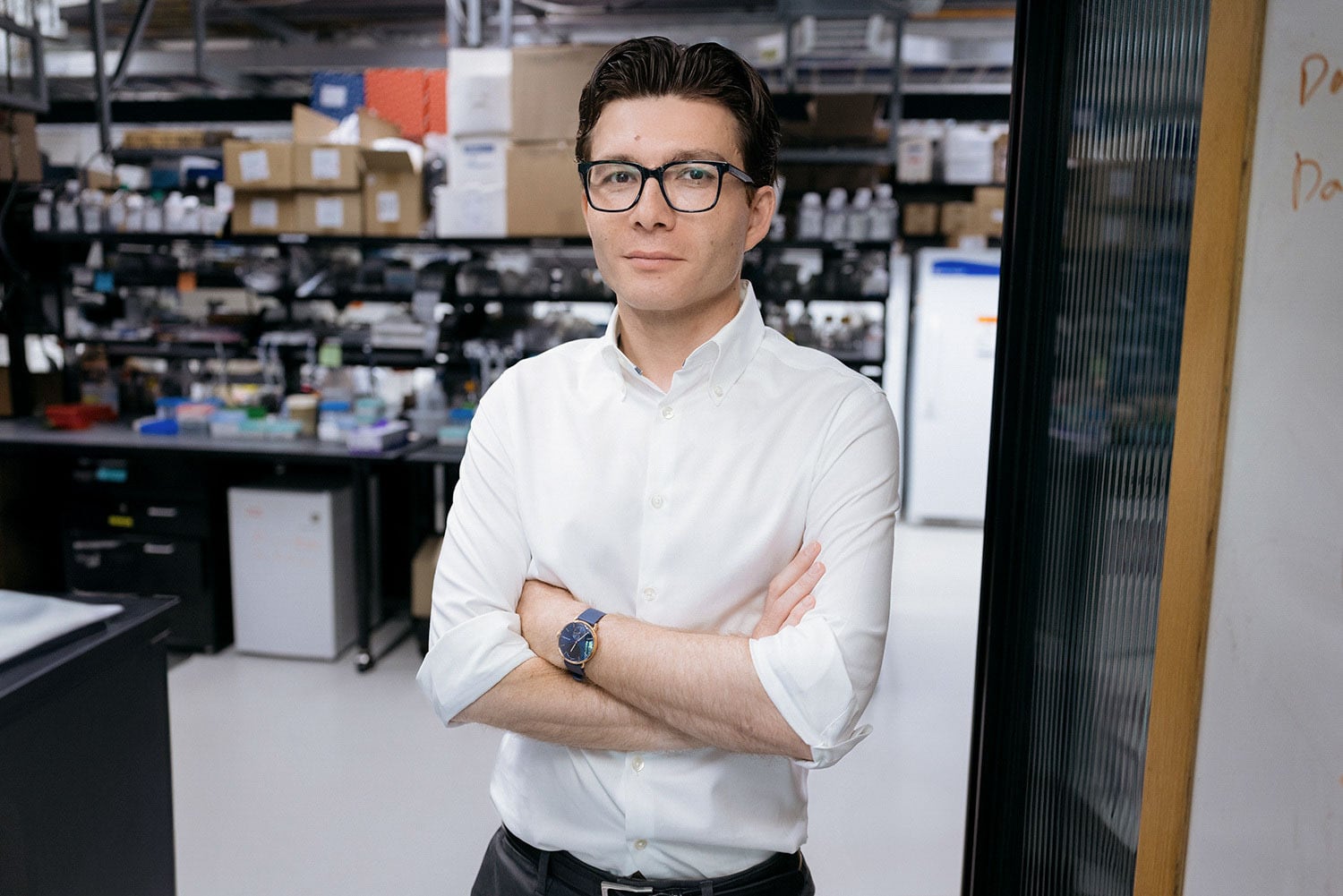 El investigador Sergiu Pasca en su laboratorio de la Universidad de Stanford, en Estados Unidos.