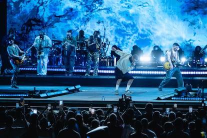 Justin Timberlake, during his concert at the iconic Santalucía Sevilla Fest.