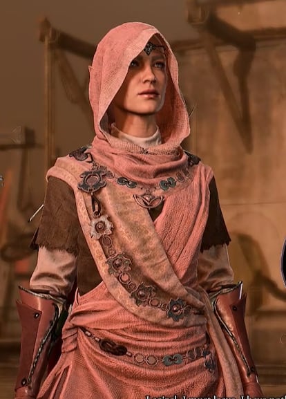 La maga elfa que encarna María Pilar Cambra Brown en 'Baldur's Gate 3'.