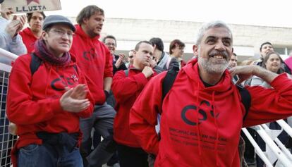 La Marcha por la Discapacidad a su llegada a Sant Vicent.