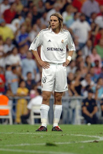 Woodgate, en su etapa como futbolista del Madrid.