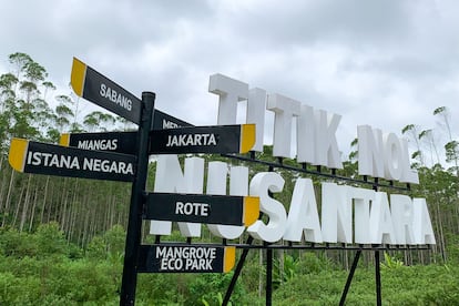 La zona cero de Nusantara, nueva capital de Indonesia.