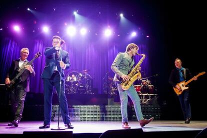Spandau Ballet actuant a Londres el 17 de març.