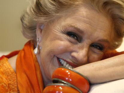 La actriz vallisoletana Lola Herrera, durante esta entrevista en Madrid.