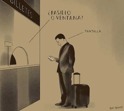 Viñeta de Riki Blanco del 3 de abril de 2025.